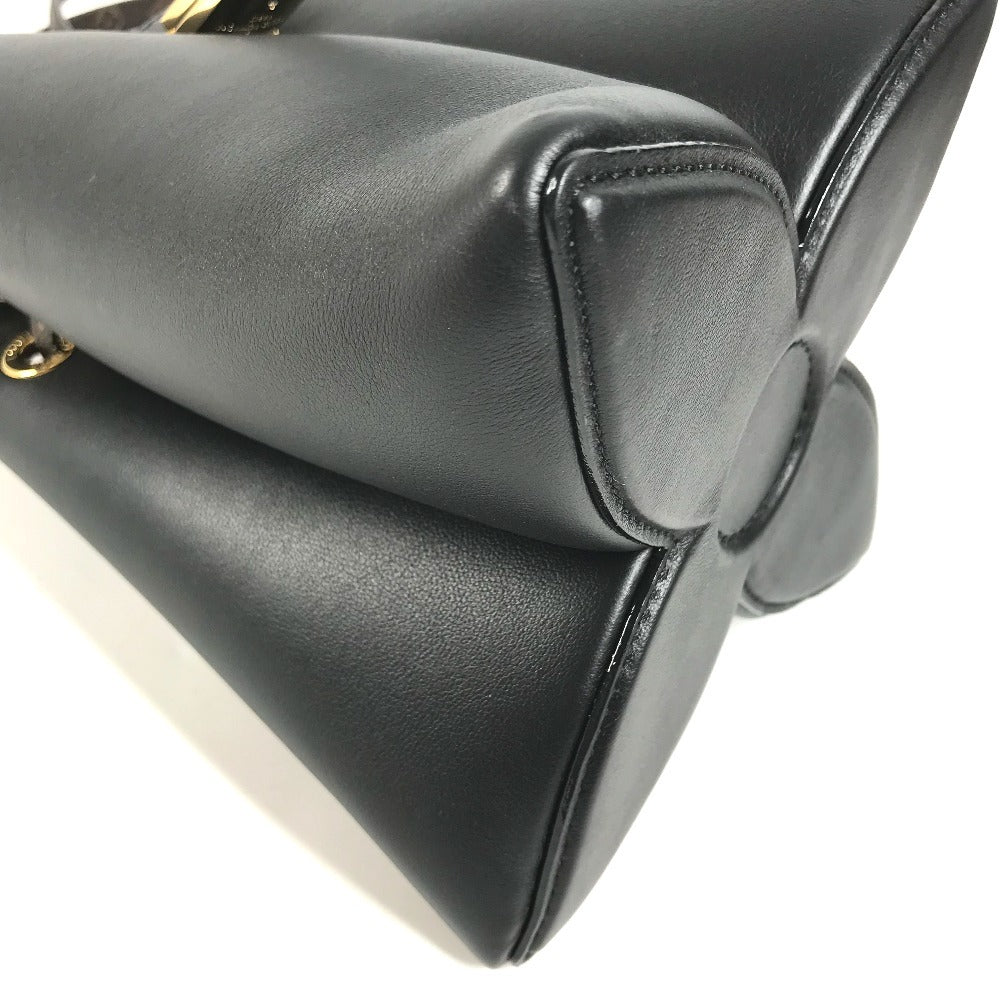 LOUIS VUITTON M13843 Monogram Bloom Bag, Shoulder Bag, Crossbody Bag, 2-Way Bag, Pochette Hand Bag Leather Black Used