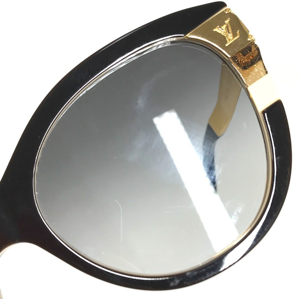 LOUIS VUITTON Z1857W LV Petite Spencer Cat Eye glasses glasses eyewear sunglasses Plastic / Metal Brown/Gold Used