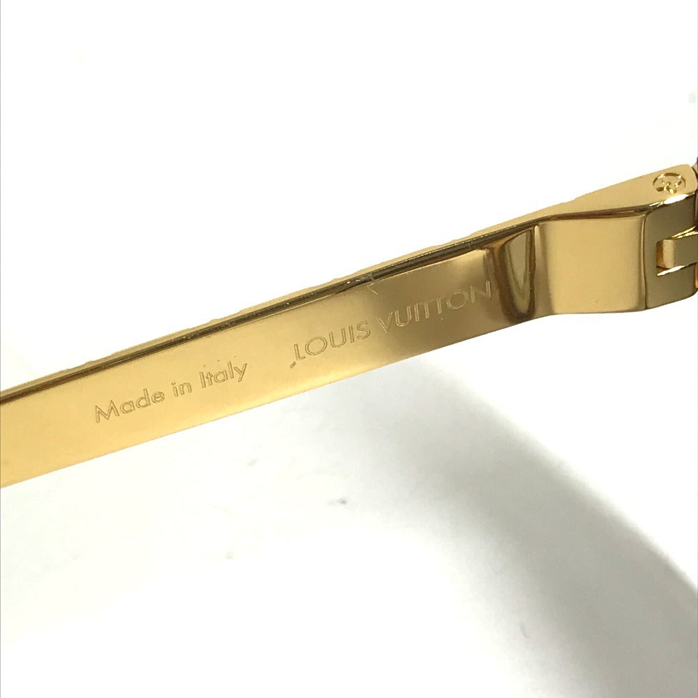 LOUIS VUITTON Z1857W LV Petite Spencer Cat Eye glasses glasses eyewear sunglasses Plastic / Metal Brown/Gold Used