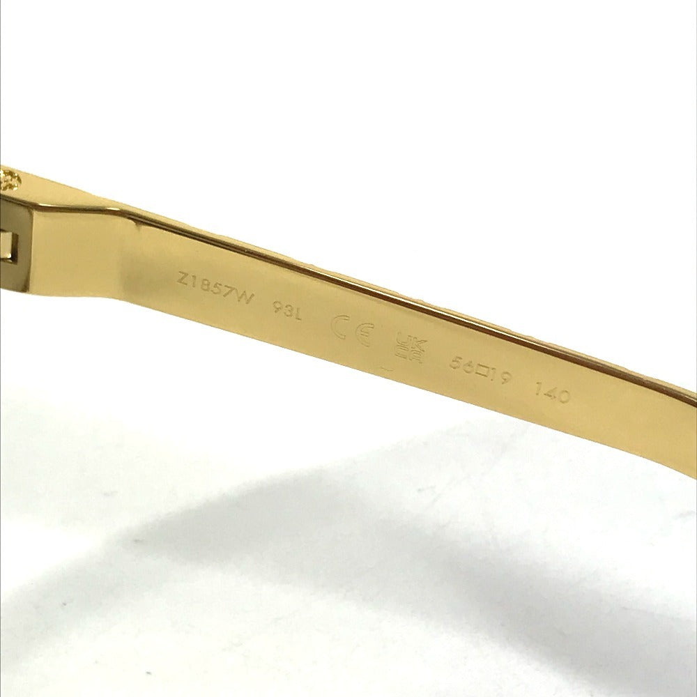 LOUIS VUITTON Z1857W LV Petite Spencer Cat Eye glasses glasses eyewear sunglasses Plastic / Metal Brown/Gold Used