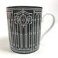 HERMES H DECO Tableware, cups, coffee cups Mug Pottery Black/White Used