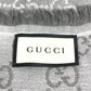GUCCI 281942 GG logo fringe Stole/Shawl (Winter clothing/Shawl) Scarf wool / silk gray Used
