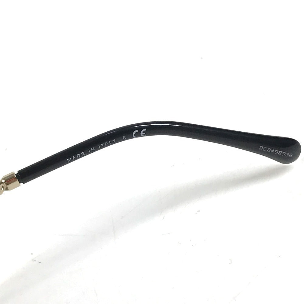 CHANEL 4244 CC CC Mark Logo Chain with Strap glasses glasses eyewear sunglasses Plastic Black/Gold Used