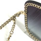 CHANEL 4244 CC CC Mark Logo Chain with Strap glasses glasses eyewear sunglasses Plastic Black/Gold Used