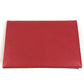 HERMES Calvi Business Card Holder Pass Case Folded Card Case Epsom Rouge Coo Red Used