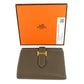 HERMES Bearn convenience store Compact Wallet Trifold wallet Epsom Etoupe Beige/GoldHardware Used