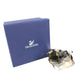 SWAROVSKI Dog dog Crystal dog figurine, interior decoration. object Crystal glass BlackBased Used