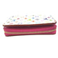 LOUIS VUITTON M14093 MonogramMulticolore Takashi Murakami LV x TK Portefeuille Lou Portefeuille Lou Compact Wallet Folded wallet MonogramMulticoloreCanvas White/pink Used
