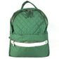 CHANEL CC CC Mark logo Bag Backpack Bicolor Backpack Nylon Green/White Used