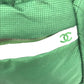 CHANEL CC CC Mark logo Bag Backpack Bicolor Backpack Nylon Green/White Used