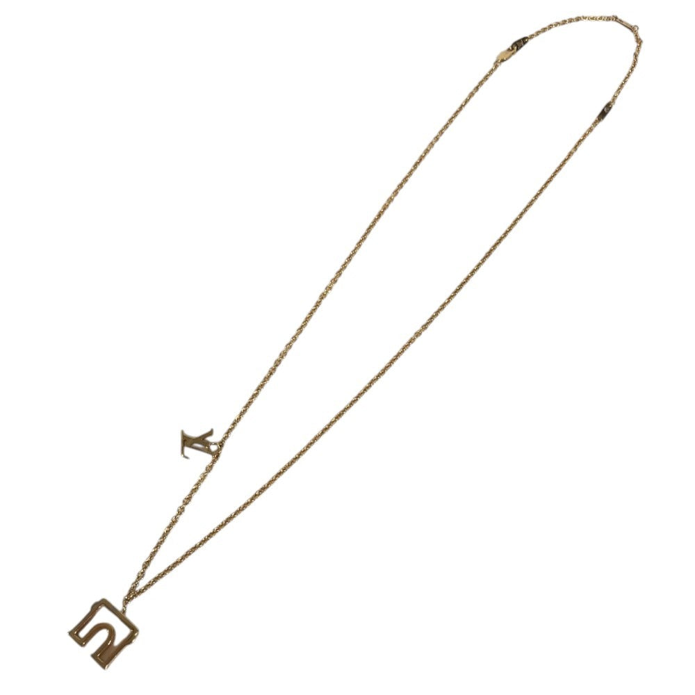 LOUIS VUITTON M00524 LV & Paris Arc de Triomphe Accessories Jewelry Chain Necklace Necklace Metal Gold Used