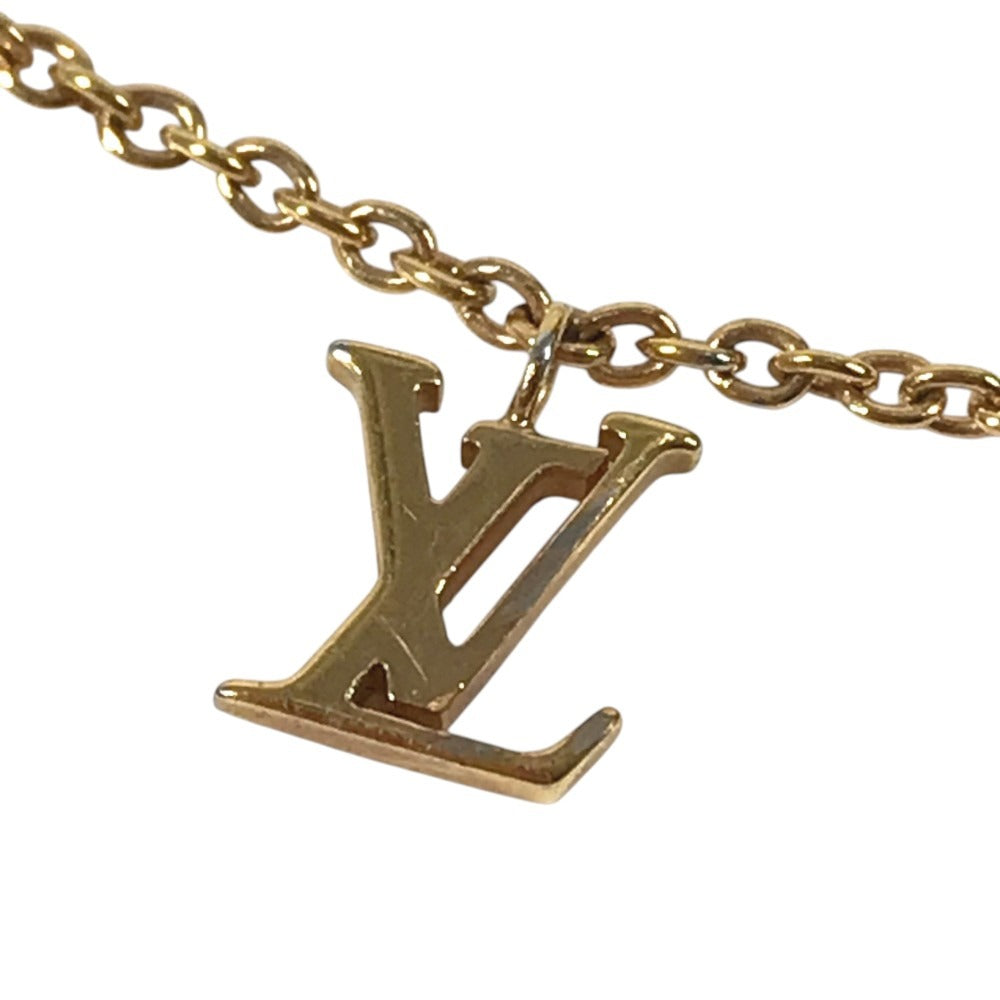 LOUIS VUITTON M00524 LV & Paris Arc de Triomphe Accessories Jewelry Chain Necklace Necklace Metal Gold Used