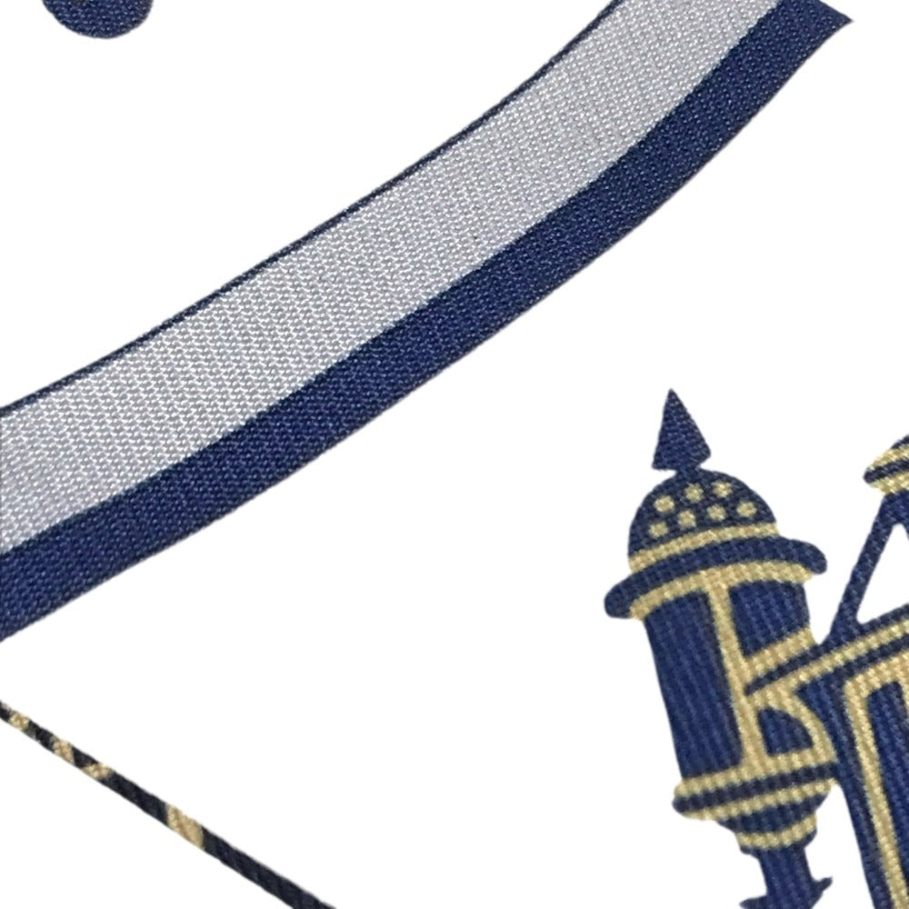 HERMES new tag Twilly Twilly (2 bottles, pair) Bandeau Scarf Accessories Scarf silk Navy/White Used