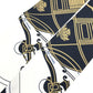 HERMES new tag Twilly Twilly (2 bottles, pair) Bandeau Scarf Accessories Scarf silk Navy/White Used