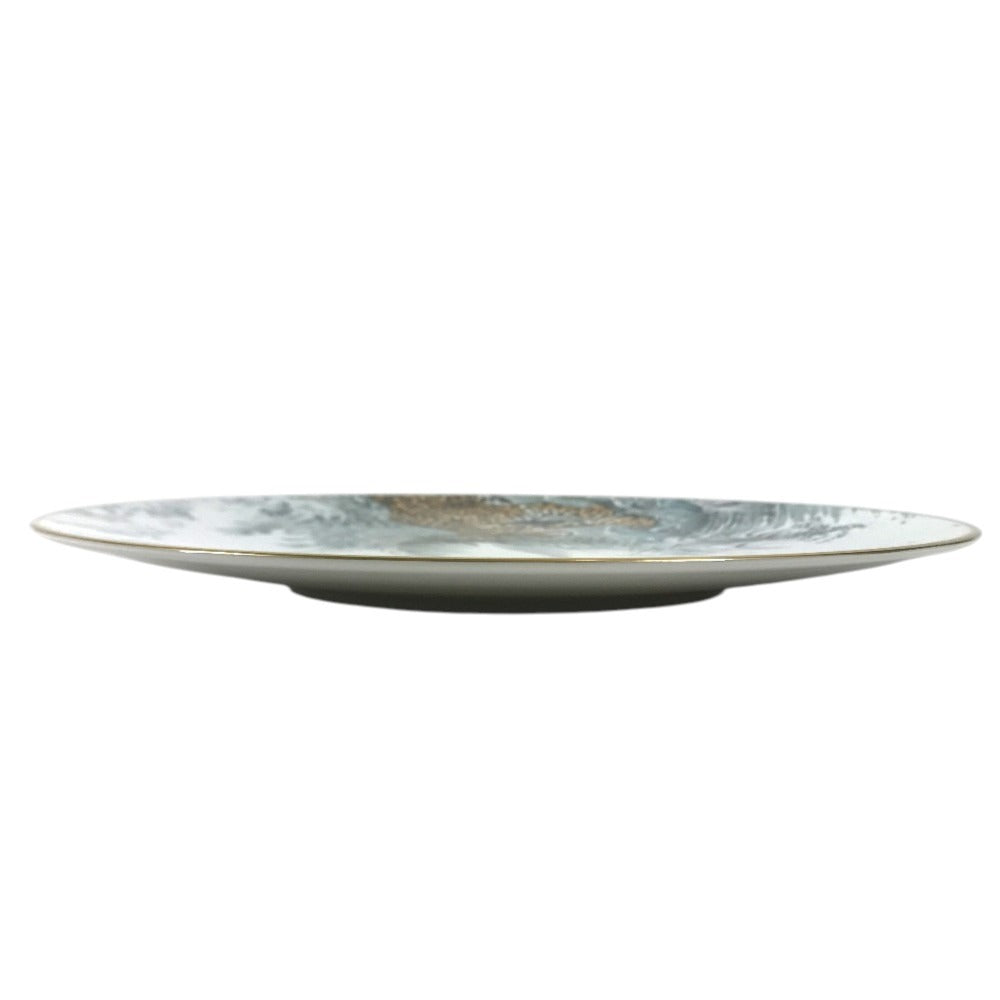 HERMES P038001P Jaguar Tiger Dinner Plate Sketch of the area directly below the equator, 27cm Plates, tableware, dishes The dishes Pottery Multicolore Used