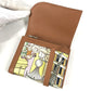 HERMES 085453CK Avexois Compact ANIMAPOLIS Compact Wallet Flap Folded wallet silk / Swift Multicolore Used