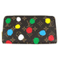 LOUIS VUITTON M81864 Monogram LV × YK Zippy Wallet Yayoi Kusama Collaboration Long Wallet Zip Around Long Wallet MonogramCanvas Brown Used