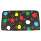 LOUIS VUITTON M81864 Monogram LV × YK Zippy Wallet Yayoi Kusama Collaboration Long Wallet Zip Around Long Wallet MonogramCanvas Brown Used