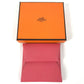 HERMES Bastia Wallet Coin Compartment coin purse Chevre Rose azare pink Used