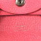 HERMES Bastia Wallet Coin Compartment coin purse Chevre Rose azare pink Used