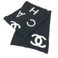 CHANEL AA7766 2021-2022 CC CC Mark logo Accessories Scarf Wool / Cashmere Black/White Used