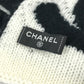 CHANEL AA7766 2021-2022 CC CC Mark logo Accessories Scarf Wool / Cashmere Black/White Used