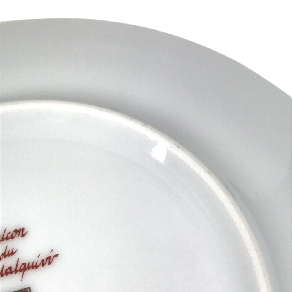 HERMES Guadalquivir 17cm Plates, tableware, dishes The dishes Pottery Red/White Used