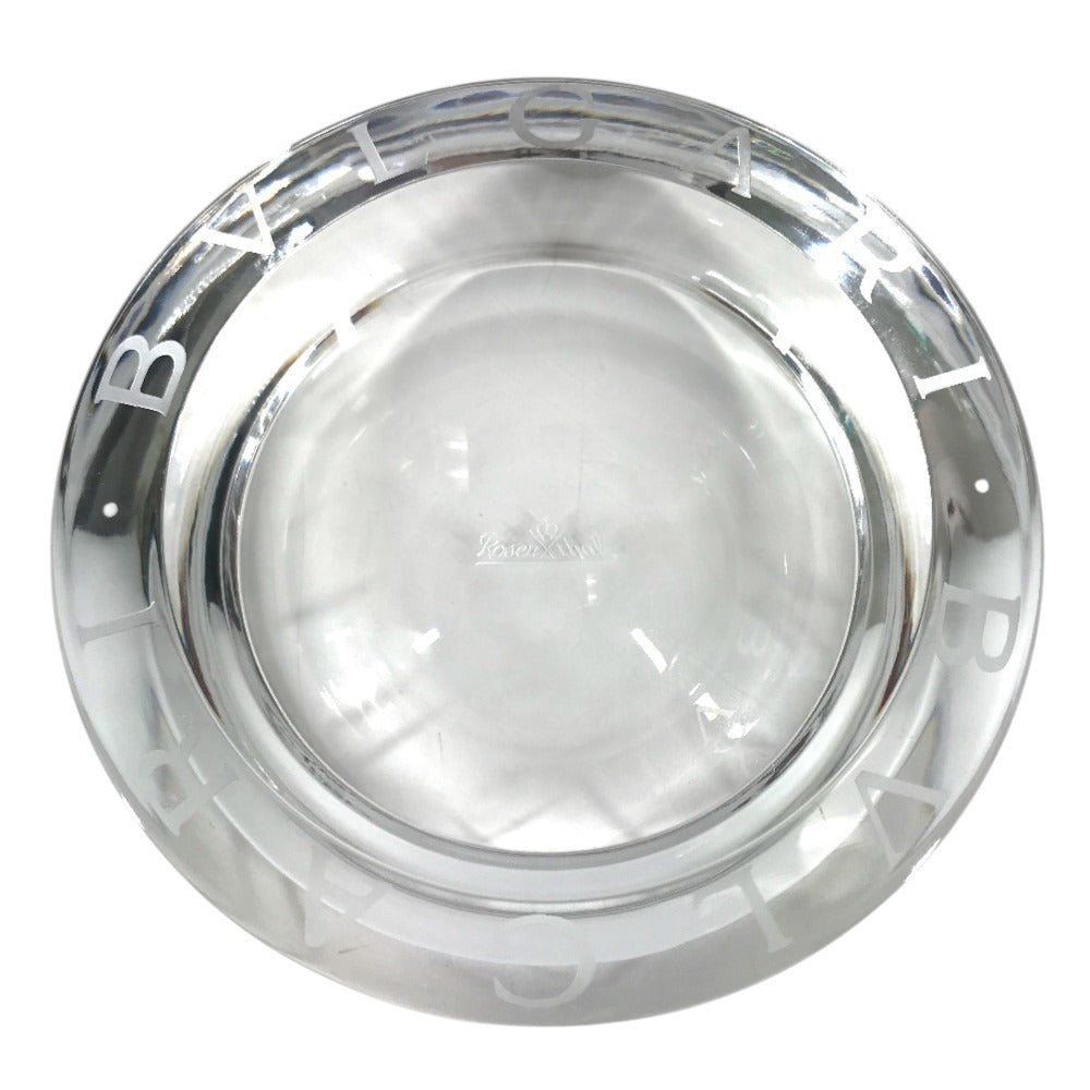 BVLGARI Rosenthal Rosenthal logo Ashtray Interior ashtray Glass clear Used
