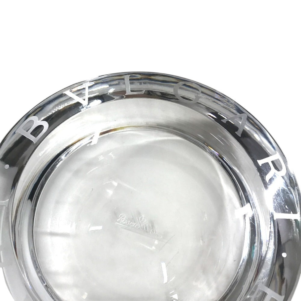 BVLGARI Rosenthal Rosenthal logo Ashtray Interior ashtray Glass clear Used
