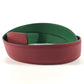HERMES Bicolor Belt only, bottoms belt, fashion accessory belt Leather Red/Green Used