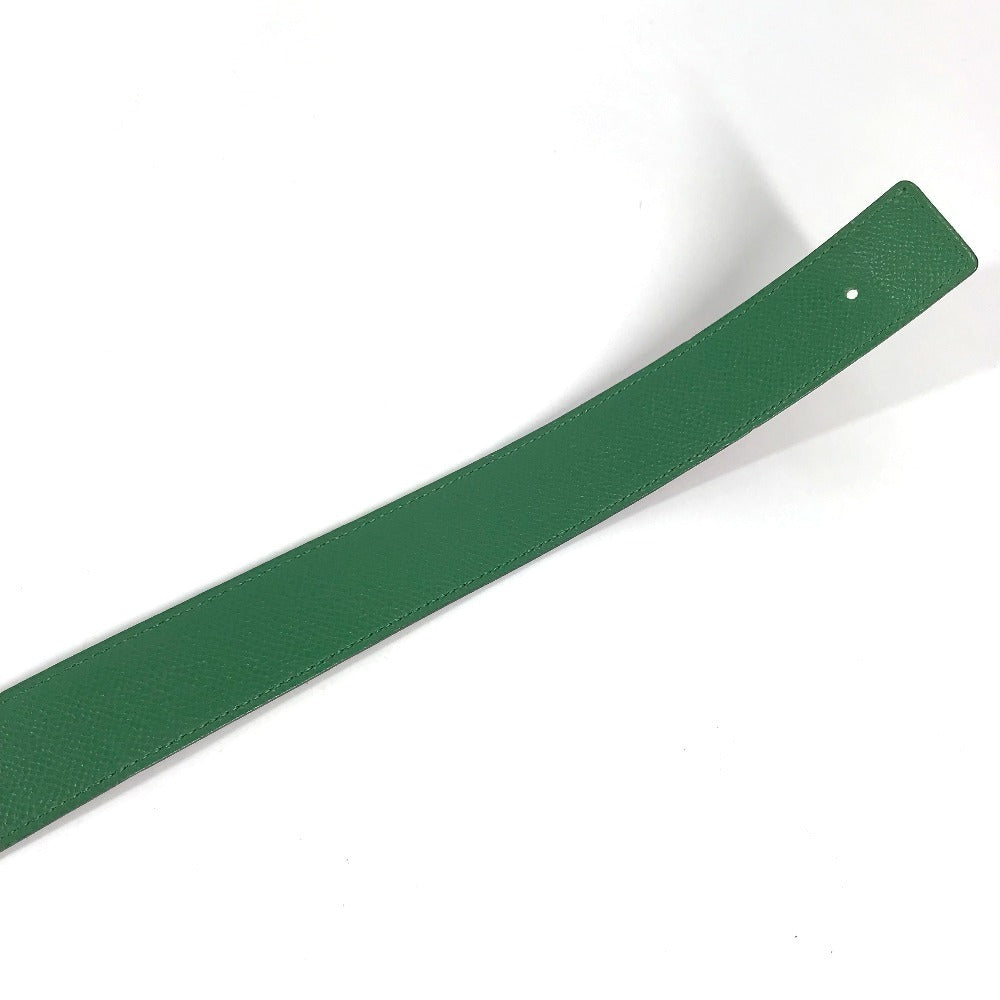HERMES Bicolor Belt only, bottoms belt, fashion accessory belt Leather Red/Green Used