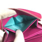 TIFFANY&Co. logo Zip Around Coin Compartment Wallet coin purse pink Used