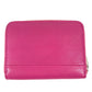 TIFFANY&Co. logo Zip Around Coin Compartment Wallet coin purse pink Used