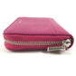 TIFFANY&Co. logo Zip Around Coin Compartment Wallet coin purse pink Used