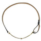 GUCCI 037-2194 Logo Horsebit Thin Belt For bottoms belt Leather Black/Gold Used