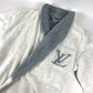 LOUIS VUITTON 不明 Tied LV logo Pile loungewear, long sleeves, long gown, loungewear Tops and others cotton White/Light Blue Based Used