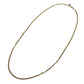 Dior vintage Long Necklace CD Logo Accessory Jewelry Necklace Metal Gold Used