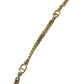 Dior vintage Long Necklace CD Logo Accessory Jewelry Necklace Metal Gold Used