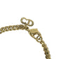 Dior vintage Long Necklace CD Logo Accessory Jewelry Necklace Metal Gold Used