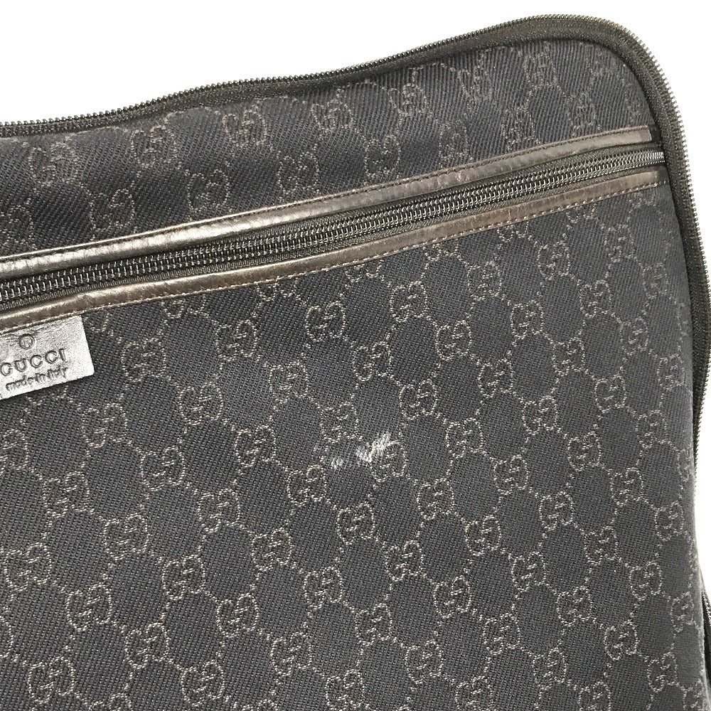 GUCCI 112270 GG logo Bags Travel Bags Travel Bags Duffle Bag GGCanvas/Leather Brown Used