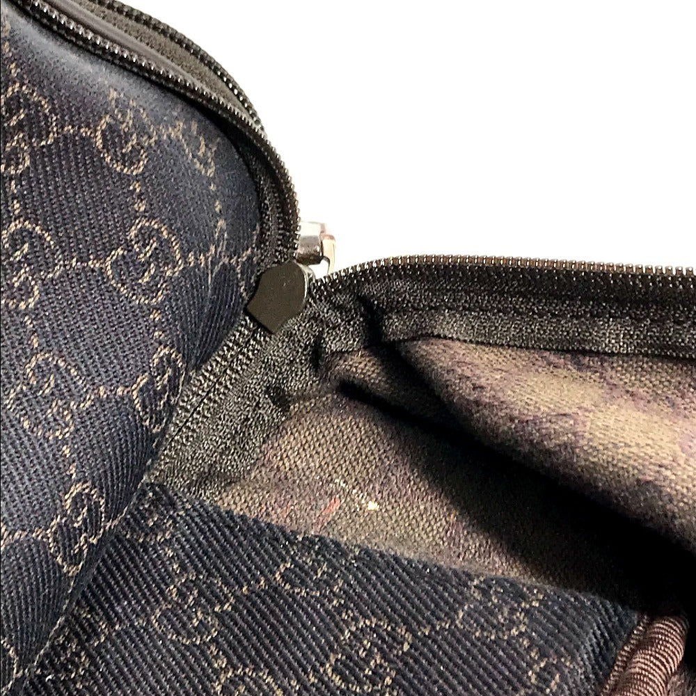 GUCCI 112270 GG logo Bags Travel Bags Travel Bags Duffle Bag GGCanvas/Leather Brown Used