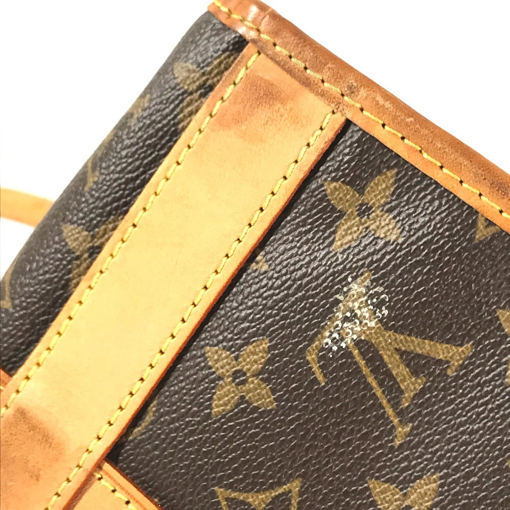 LOUIS VUITTON M42024 Monogram Sac Shan 40 Pet bag, pet carrier, dog, puppy Duffle Bag MonogramCanvas Brown Used