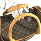 LOUIS VUITTON M42024 Monogram Sac Shan 40 Pet bag, pet carrier, dog, puppy Duffle Bag MonogramCanvas Brown Used
