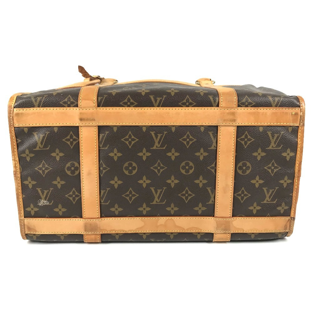 LOUIS VUITTON M42024 Monogram Sac Shan 40 Pet bag, pet carrier, dog, puppy Duffle Bag MonogramCanvas Brown Used