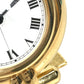 CARTIER 不明 Logo Watch Travel Clock Corize Desk Clock Interior Table clock Gold Plated Gold Used