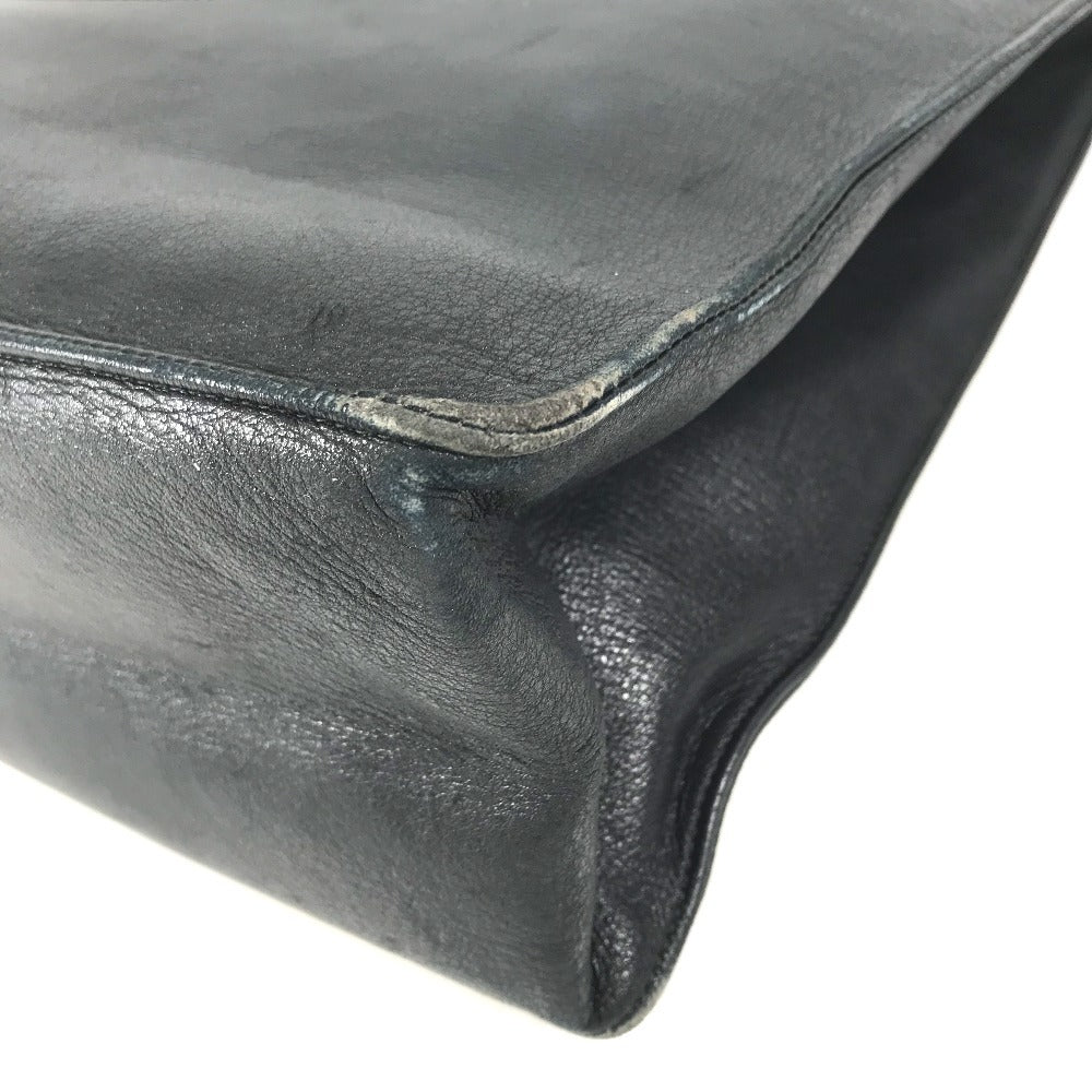 CHANEL vintage CC CC Mark Logo DecaCoco Bag Tote Bag shawl Shoulder Bag Leather Black Used