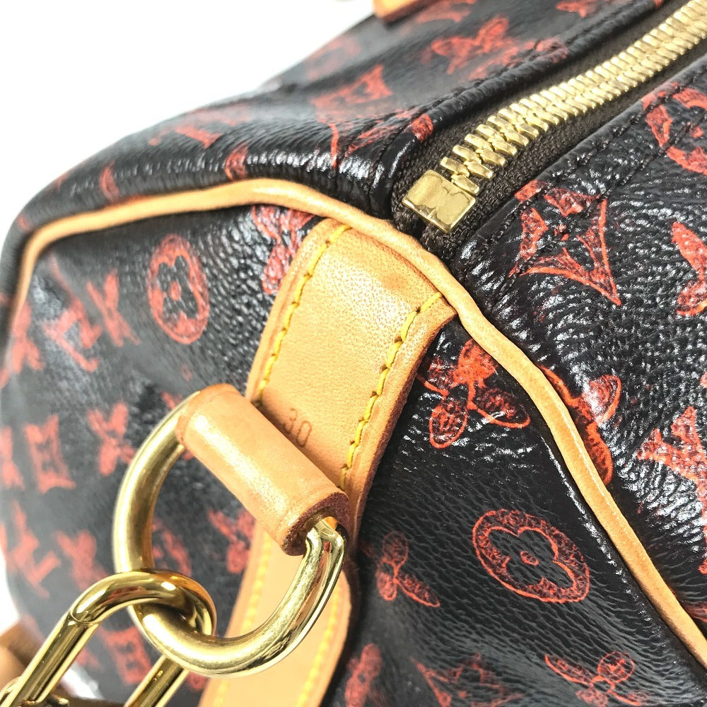 LOUIS VUITTON M44401 Monogram Catgram Cat SpeedyBandouliere30NM 2WAY Bag Shoulder Bag Mini Duffle Bag Hand Bag MonogramCanvas Brown/Orange Used