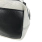 JIMMY CHOO JUNO Mesh Logo Crossbody bag, Chain Crossbody bag, Drawstring bag Shoulder Bag Mesh / Leather Black/White Used
