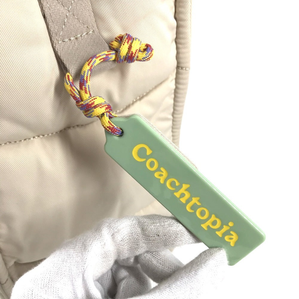COACH CQ057 COACHTOPIA Loop Tote Crossbody Shoulder Bag (2-way bag) Tote Bag Beige Used