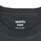 HERMES logo apparel tops short sleeves Short sleeve T-shirt cotton Navy Used